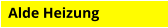 Alde Heizung